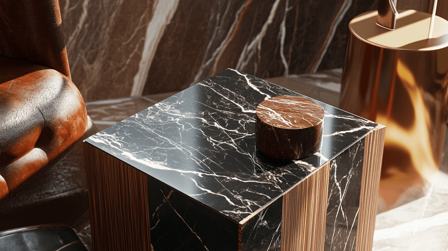 Luxurious materials in Italian style