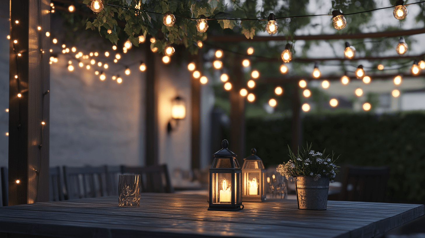 Lighting concepts for atmospheric evenings