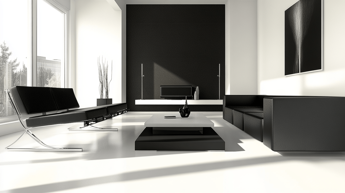 Black and White Contrasts: Classic and Modern at the Same Time