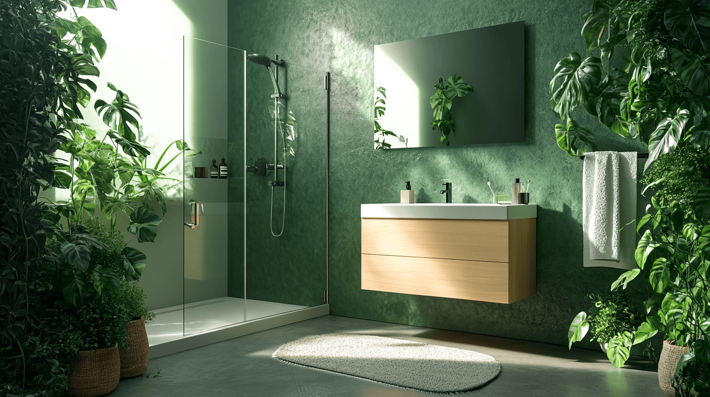 Green for a natural ambiance