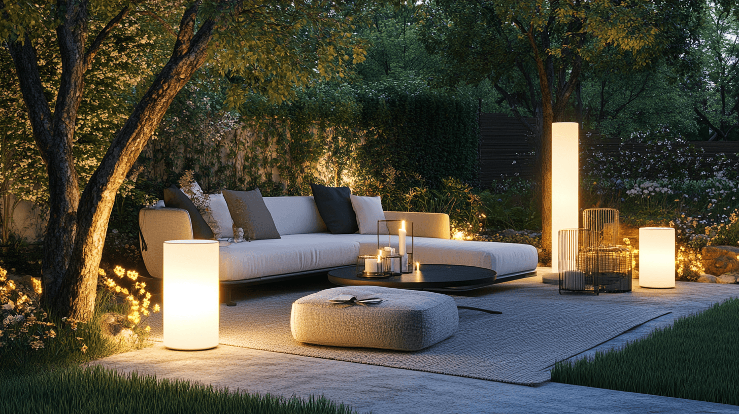 Lighting in the outdoor living room: Creating atmosphere