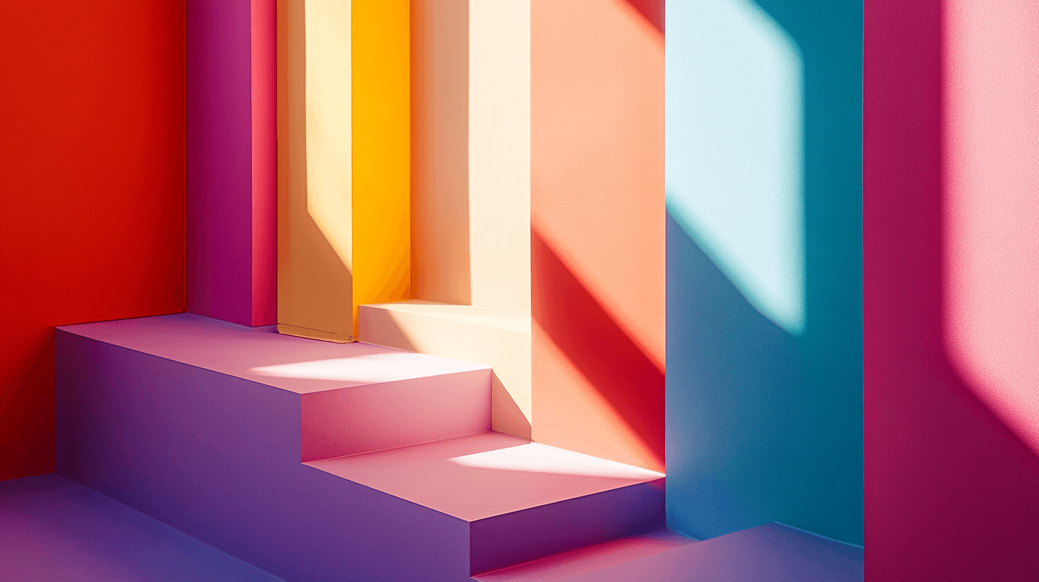 Color palettes for vibrant colors