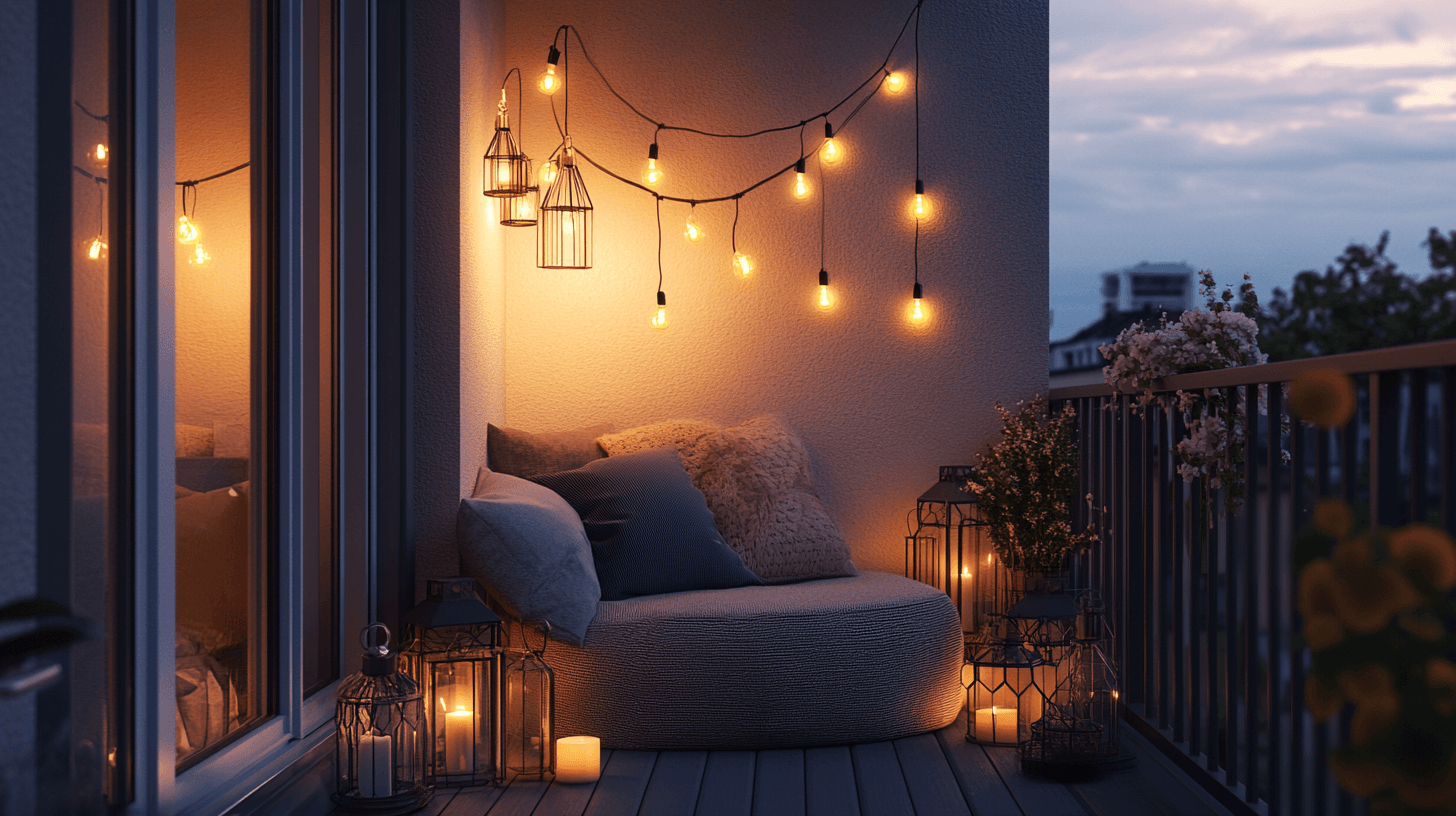 Lighting for Balcony and Terrace: Atmospheric Light for Mild Evenings