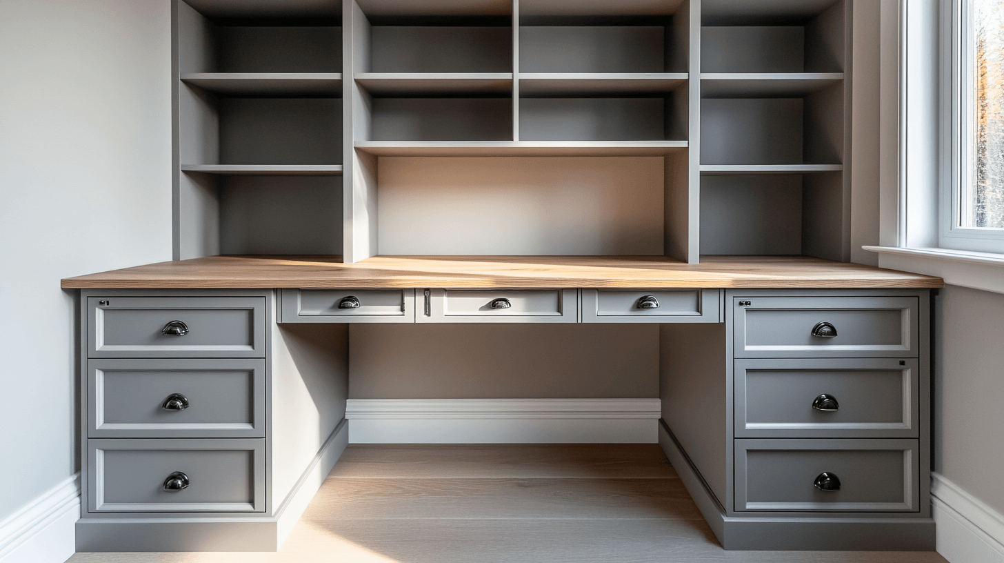Desks with storage for more organization