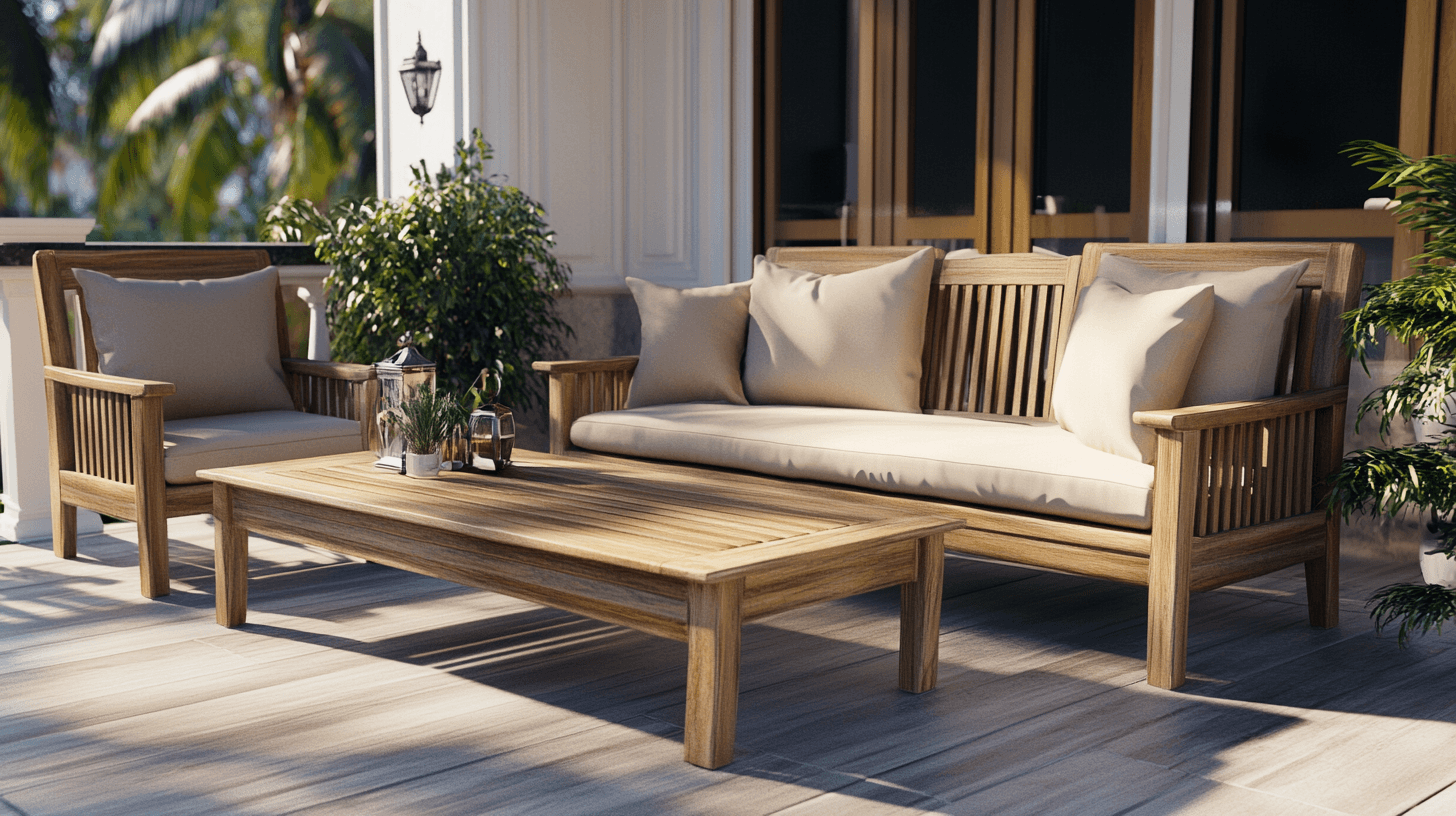 Teak wood patio furniture: Stylish and robust