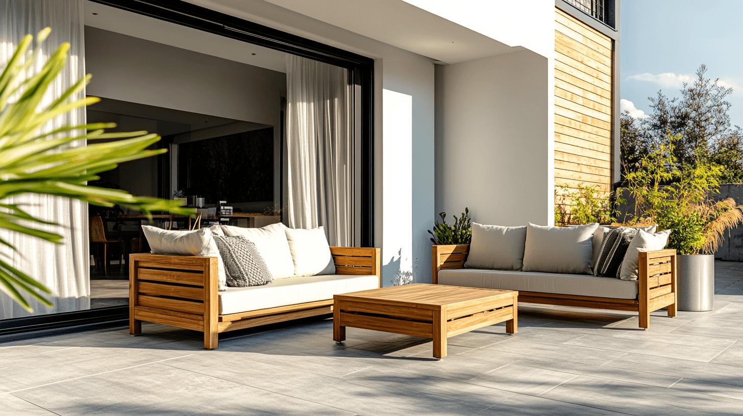 Design trends in teak patio furniture