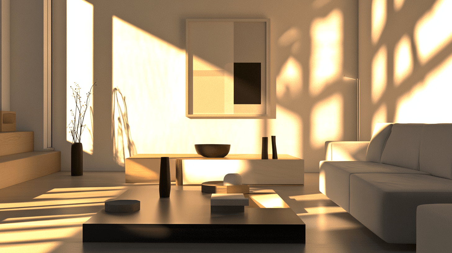 Decoration with Geometric Shapes: Minimalist Elegance