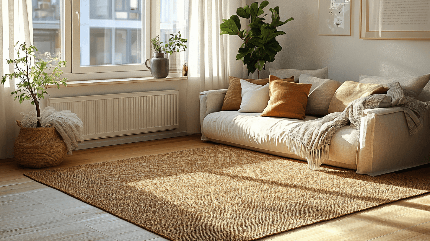 Sisal carpets in various interior styles