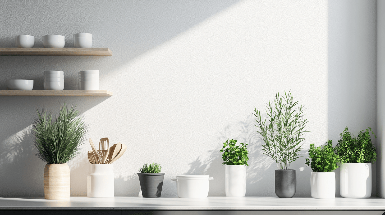 Decoration tips for monochrome kitchens