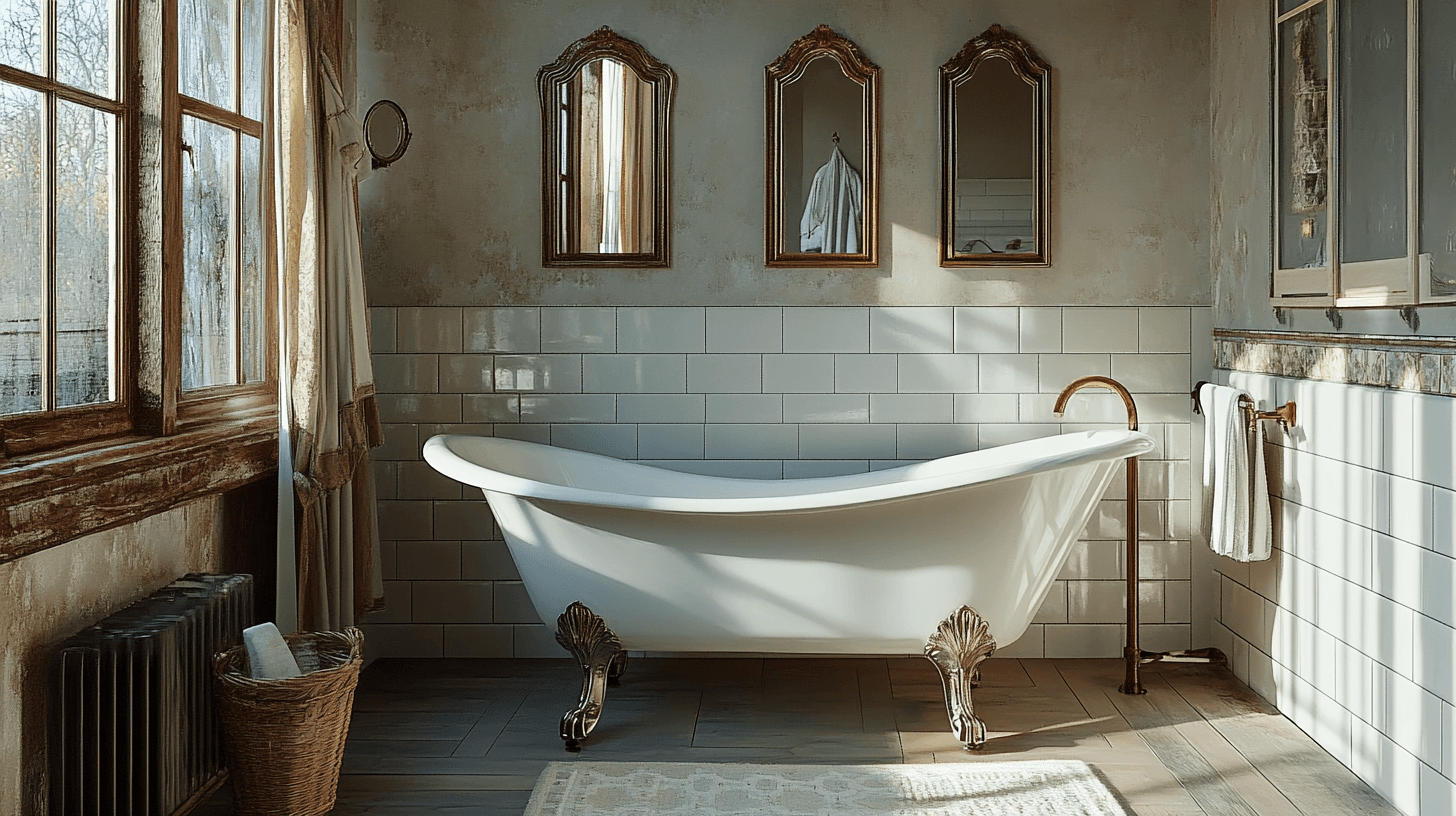 Bathroom in Vintage Style: Nostalgic Elements for the Modern Home
