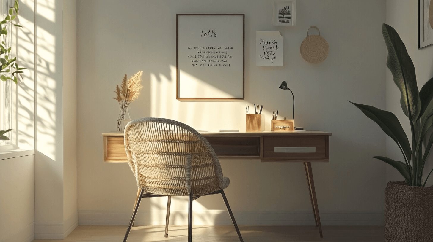 Decorative elements for an inspiring work environment