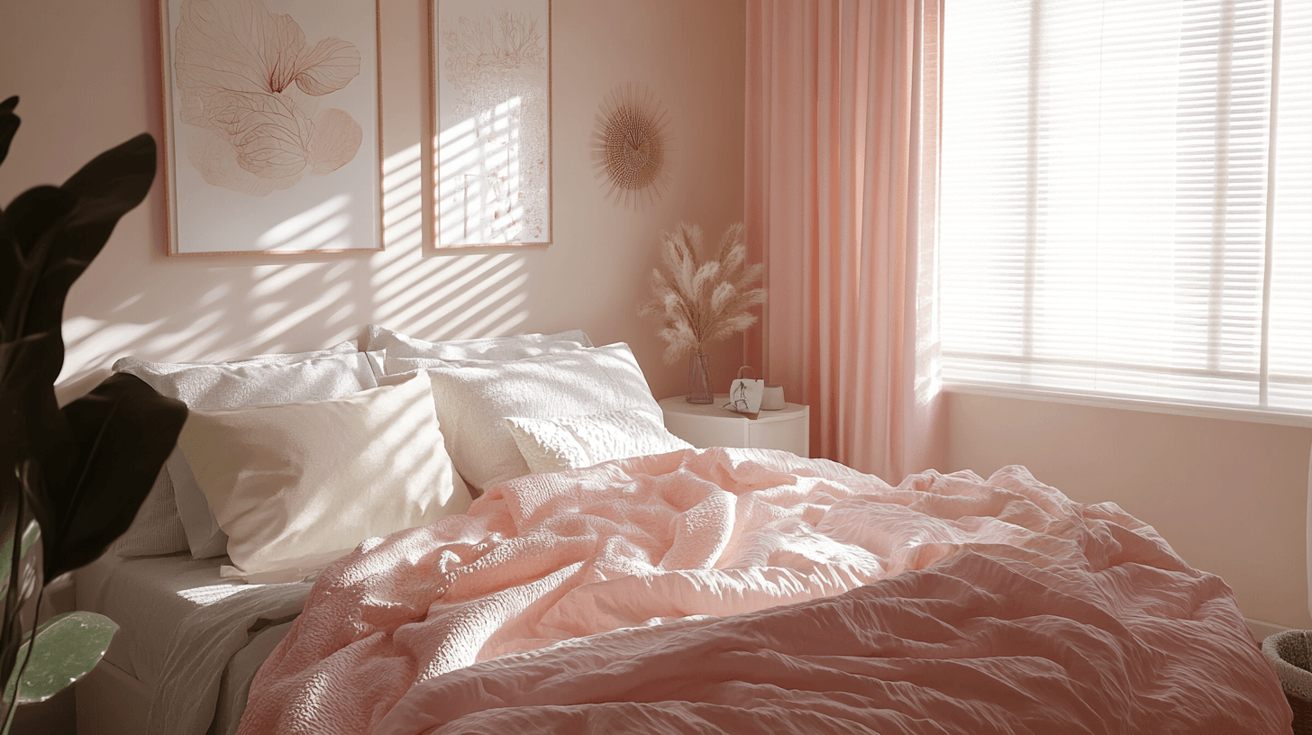 Shades of Pink in the Bedroom: Delicate and Soothing