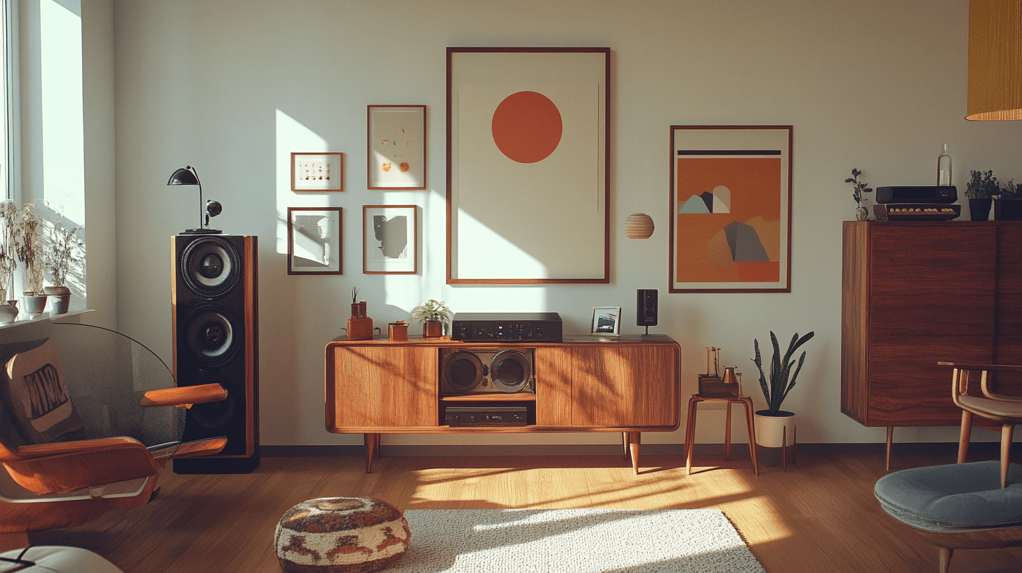 Decoration in Scandi-Retro Style: Adding Accents