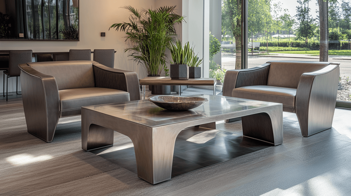 Zinc furniture: Robust elegance for your home