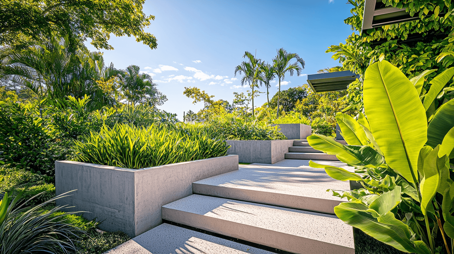 Planters made of concrete: Minimalistic and robust