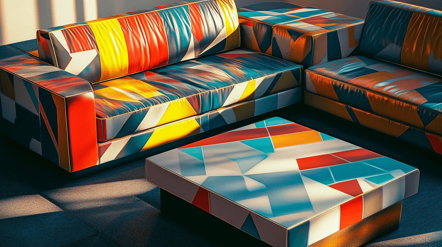 Furniture in 90s Style: Colorful and Functional