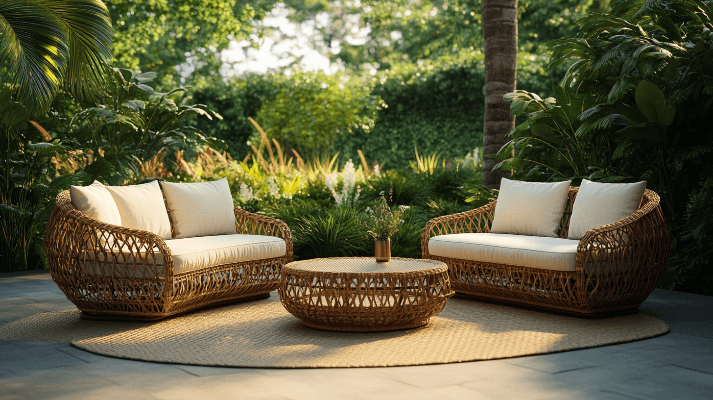 Garden furniture made of rattan: Light, robust and timeless