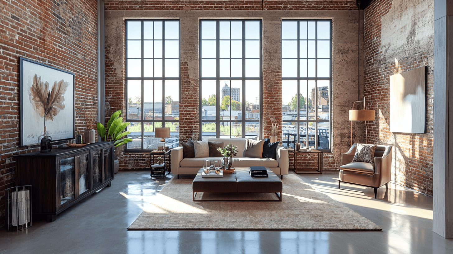 Urban Loft: Spacious and Unplastered