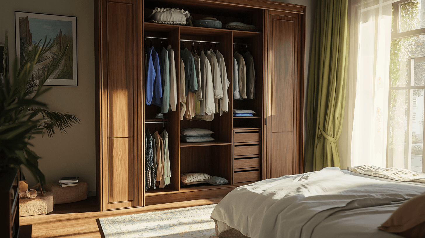 Advantages of an open wardrobe