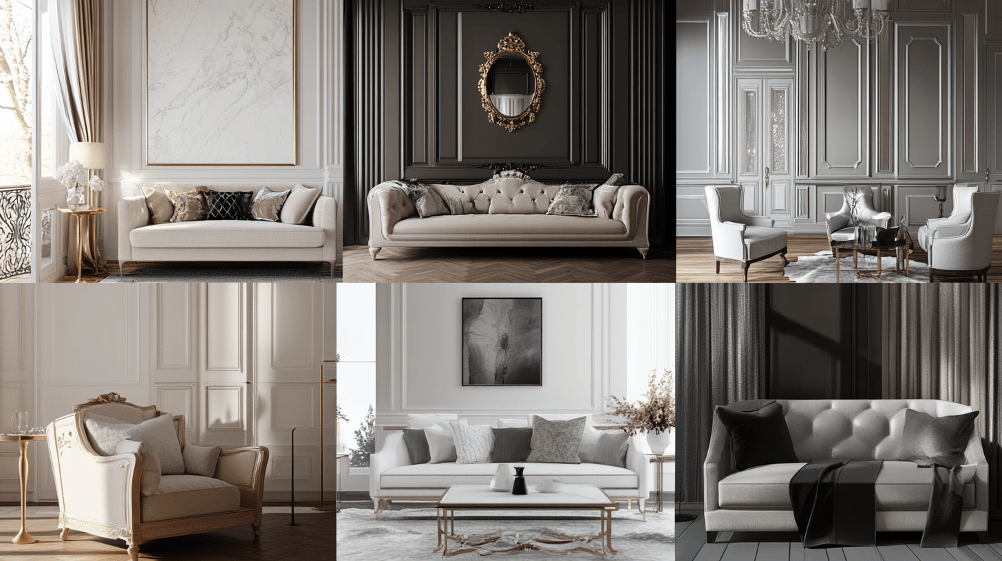 Living styles that complement modern glamour