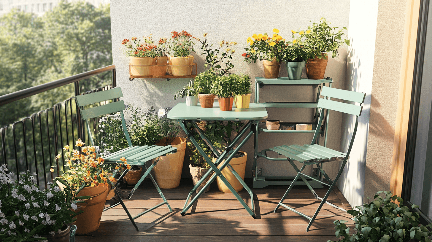 Space-saving furniture ideas for small balconies