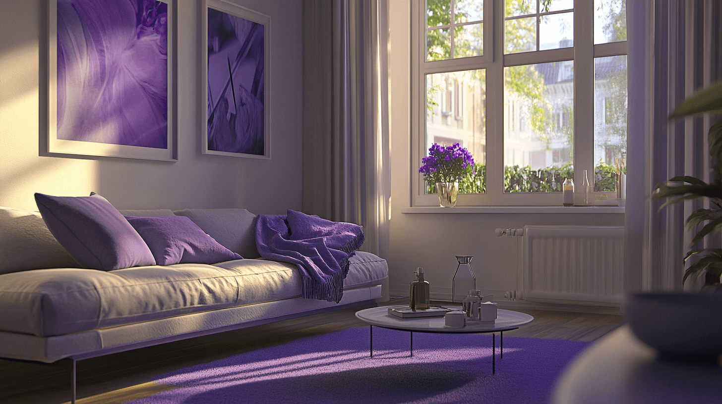 Decoration Ideas in Purple: Creativity and Elegance
