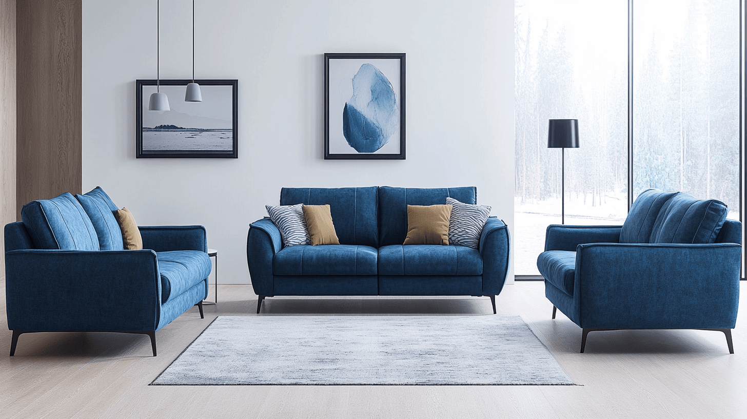 Navy blue furniture: Stylish eye-catchers in the room