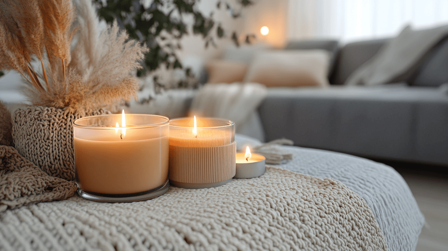 Cozy decorations in Scandinavian style