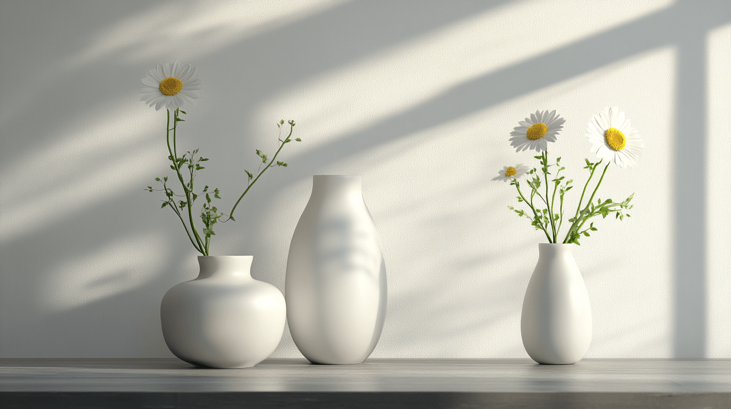 Minimalist vases: Elegance in simplicity
