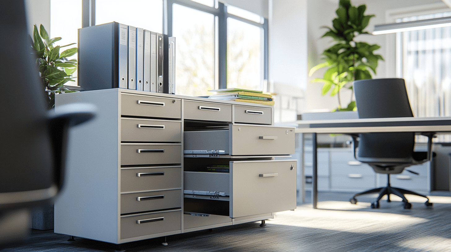 Drawer cabinets in the office: Efficient organization for the workday