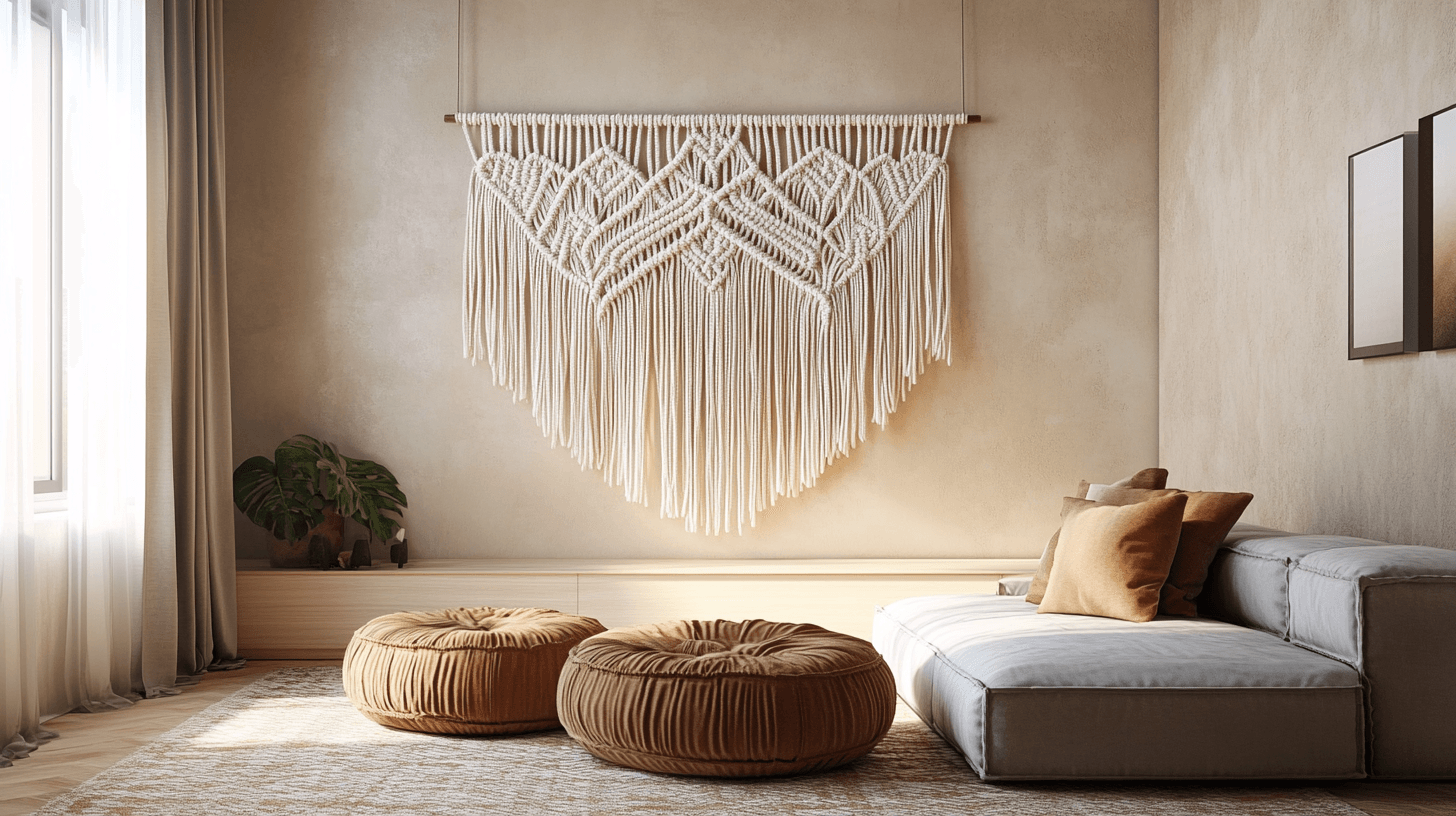 Macrame wall hangings: Artistic accents for your walls