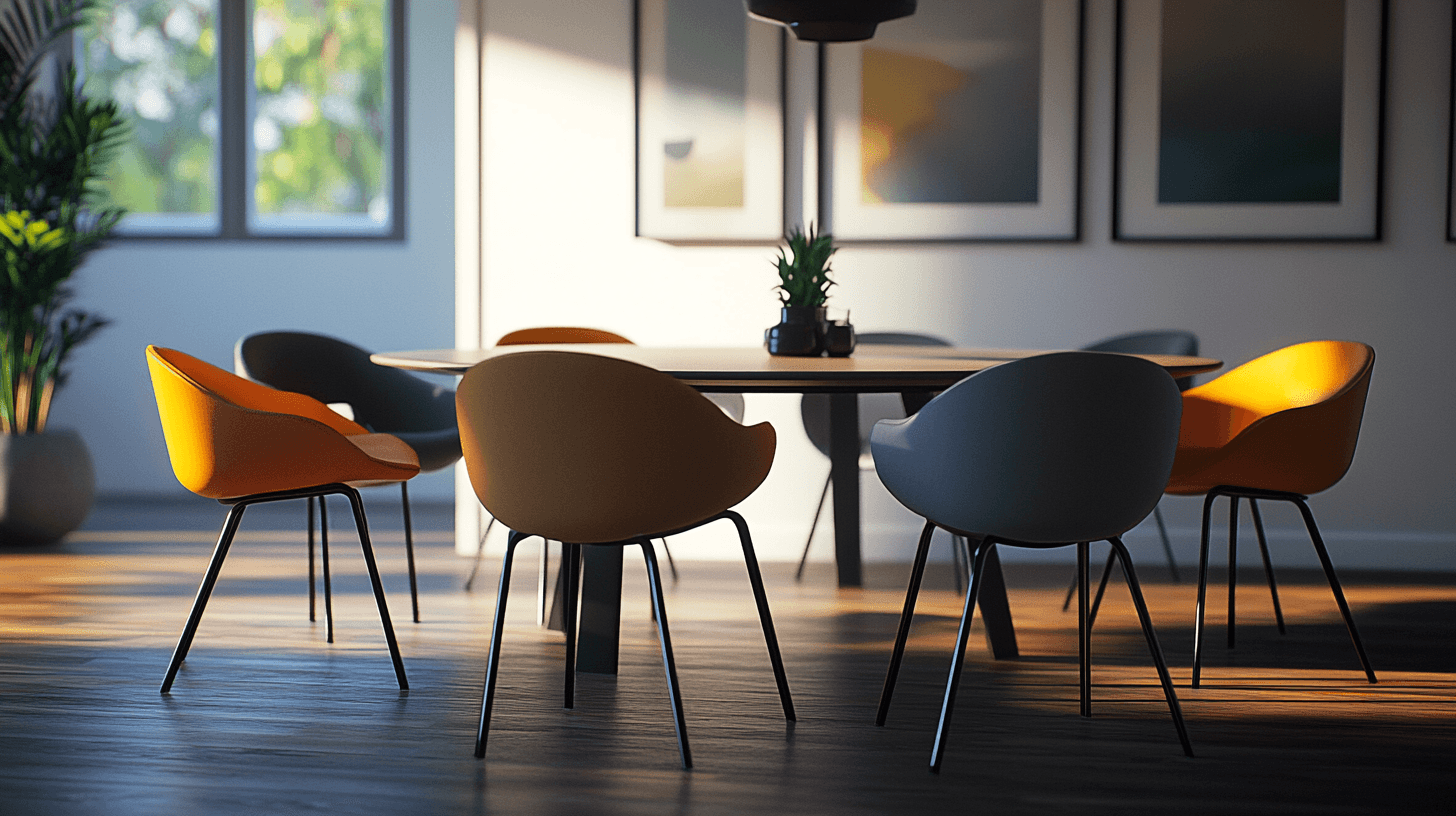 Stylish seating: Design chairs for dining room and kitchen