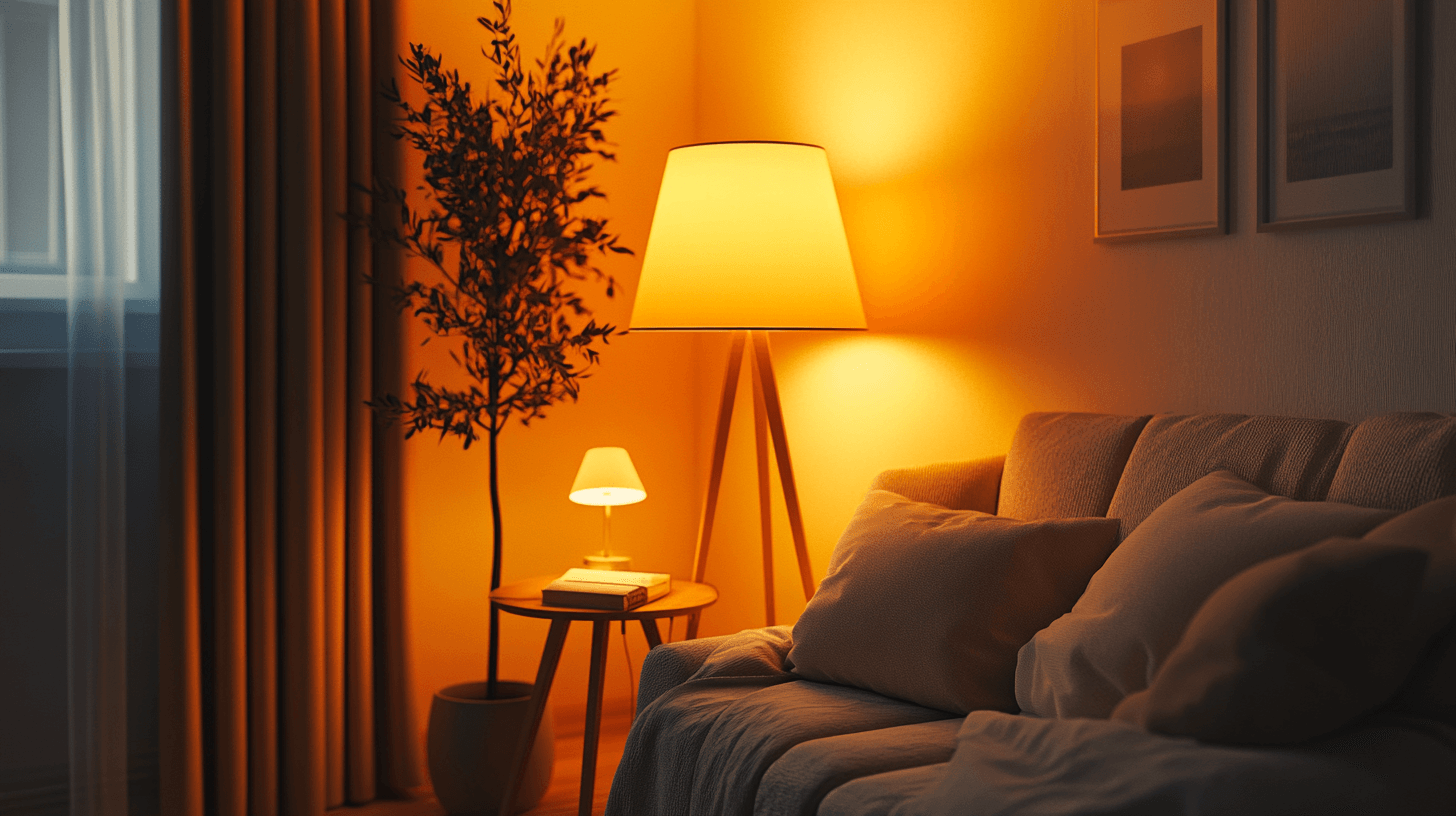 Optimal lighting for relaxed reading hours