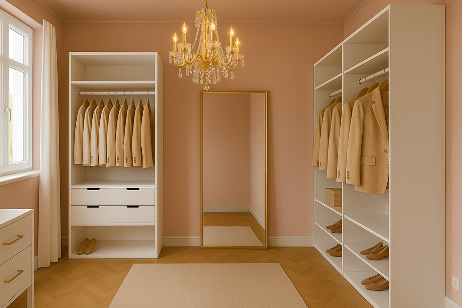 Your perfect dressing room: From the first idea to stylish furnishing