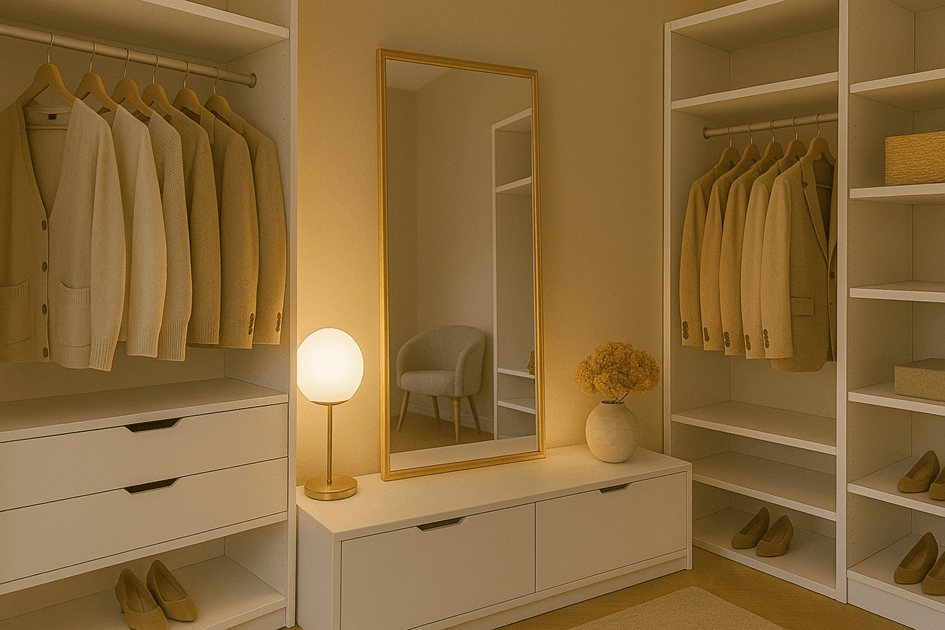With light, mirrors & decor to a stylish oasis of well-being