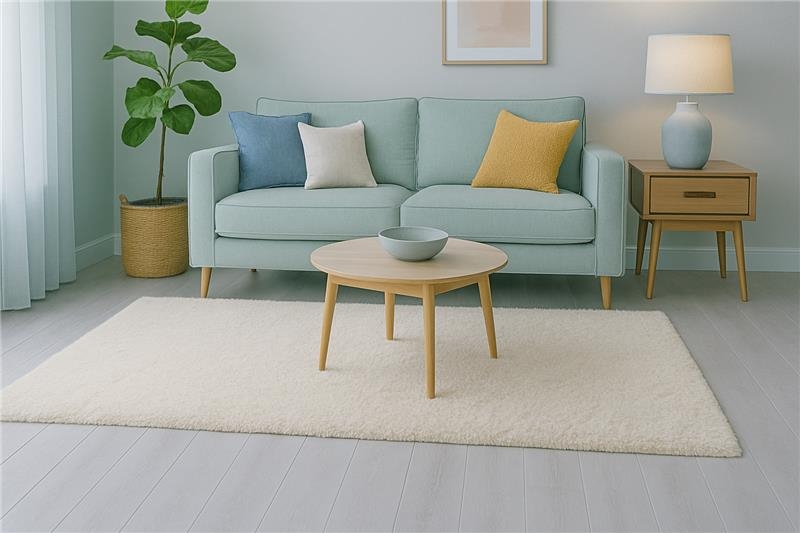 Bring coziness to the floor: Set accents with rugs