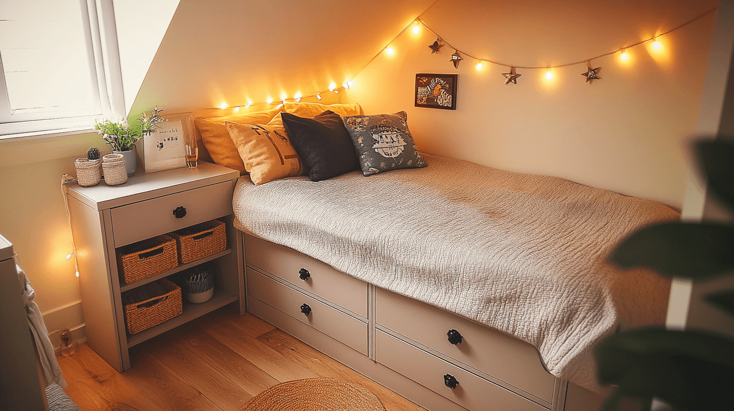 Setting up a small bedroom: Functionality and comfort in mini format