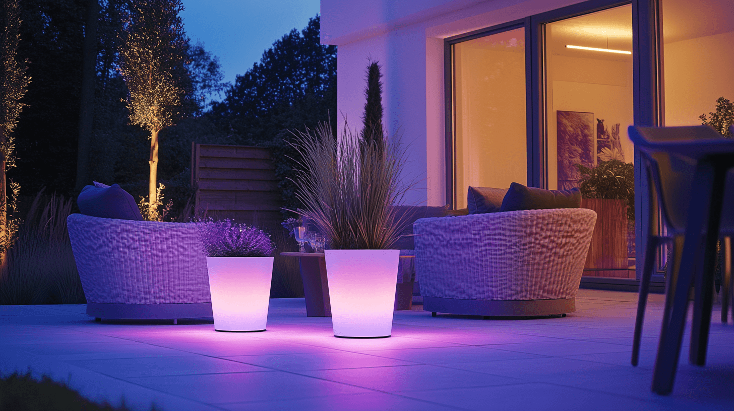 Advantages of LED-lit garden furniture