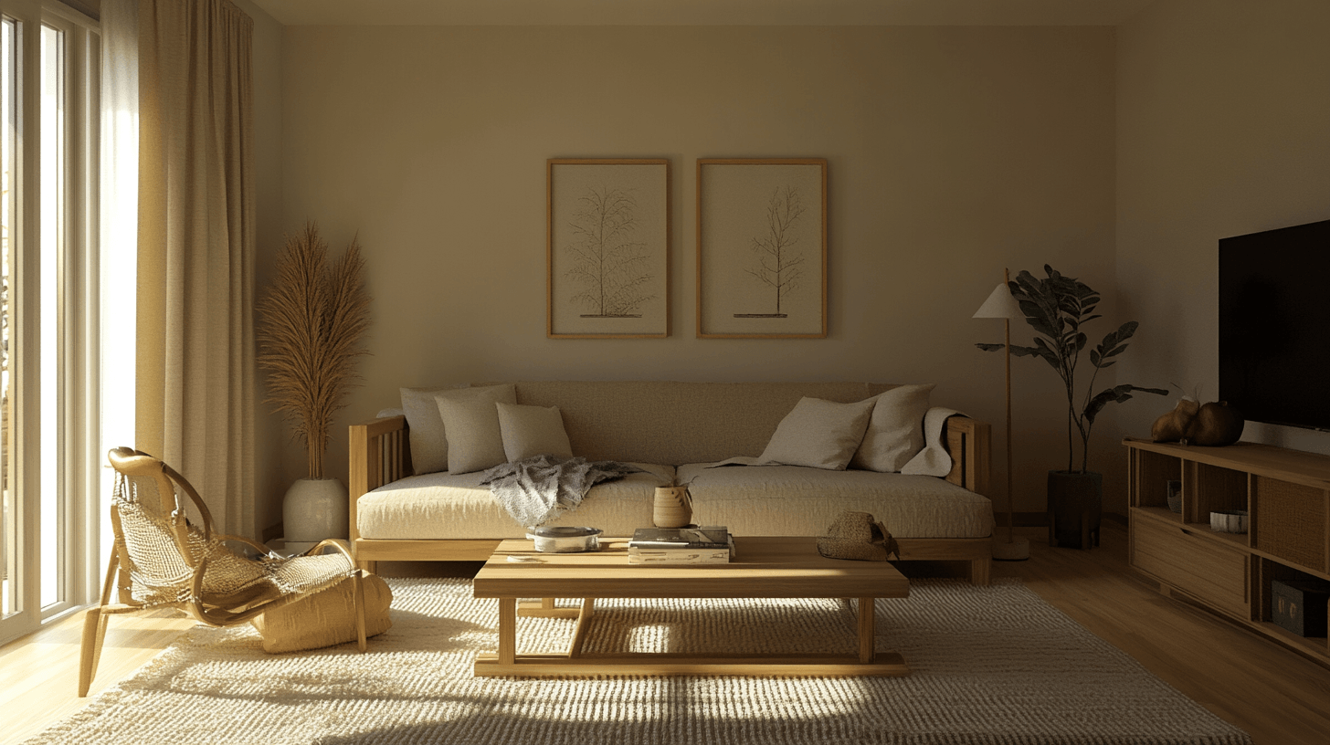 Living styles that benefit from beige and wood