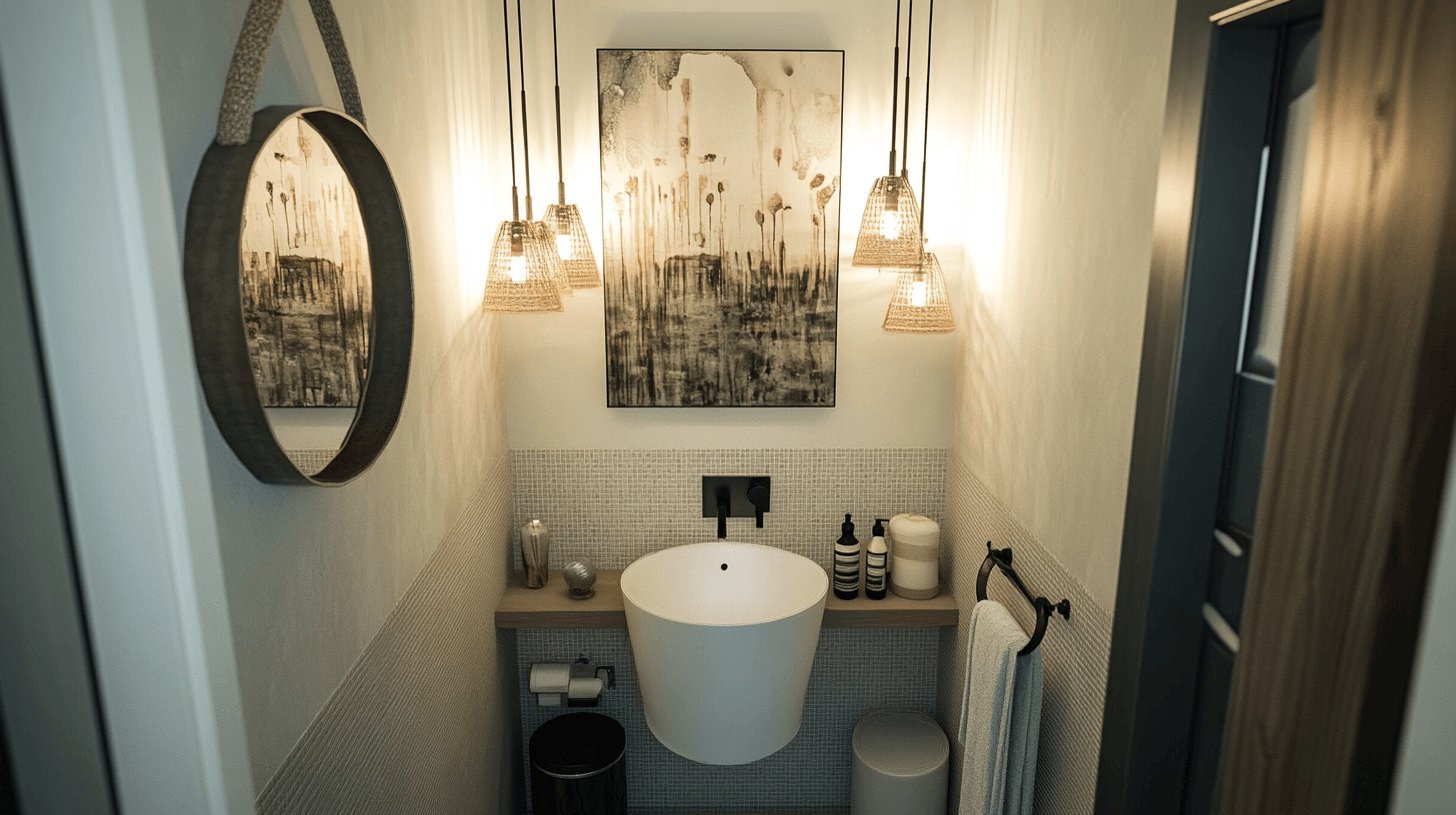 Stylish decoration tips for small bathrooms