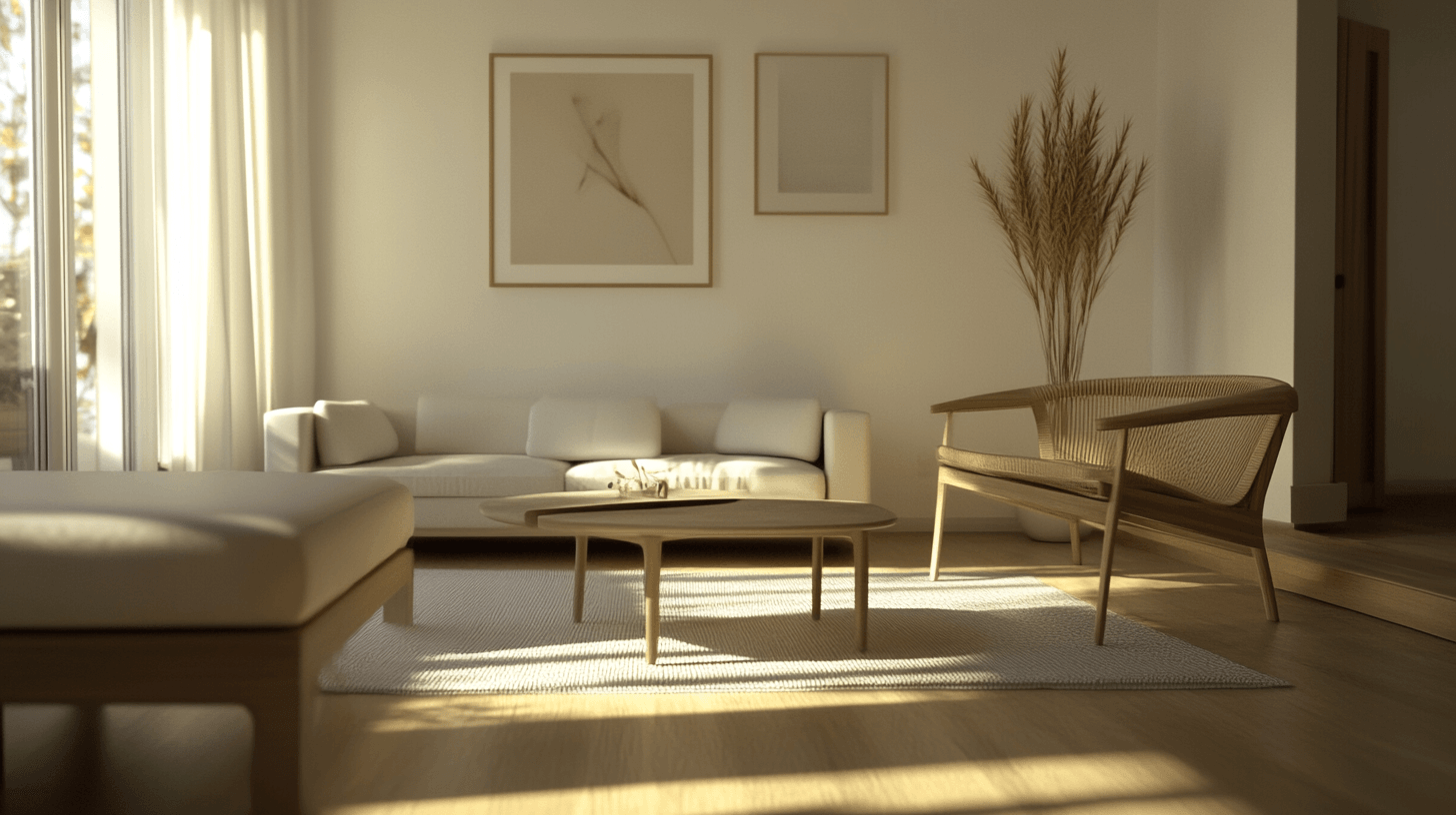 Minimalist living room: Less is more