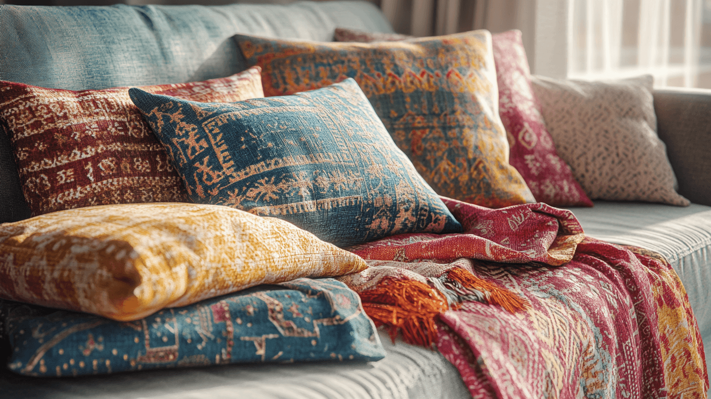 Color and pattern selection for a mood-enhancing atmosphere