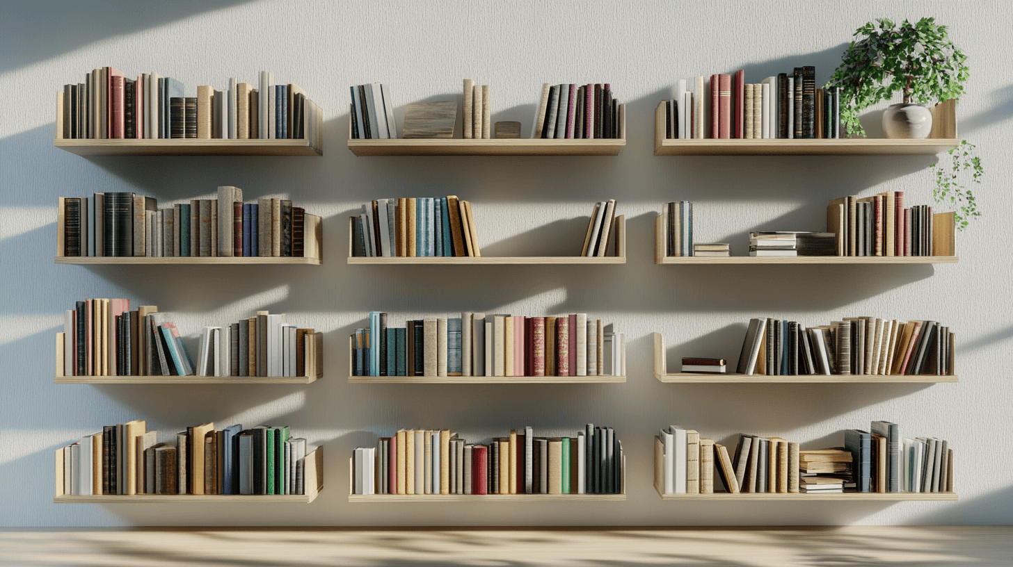 Design possibilities for open book walls