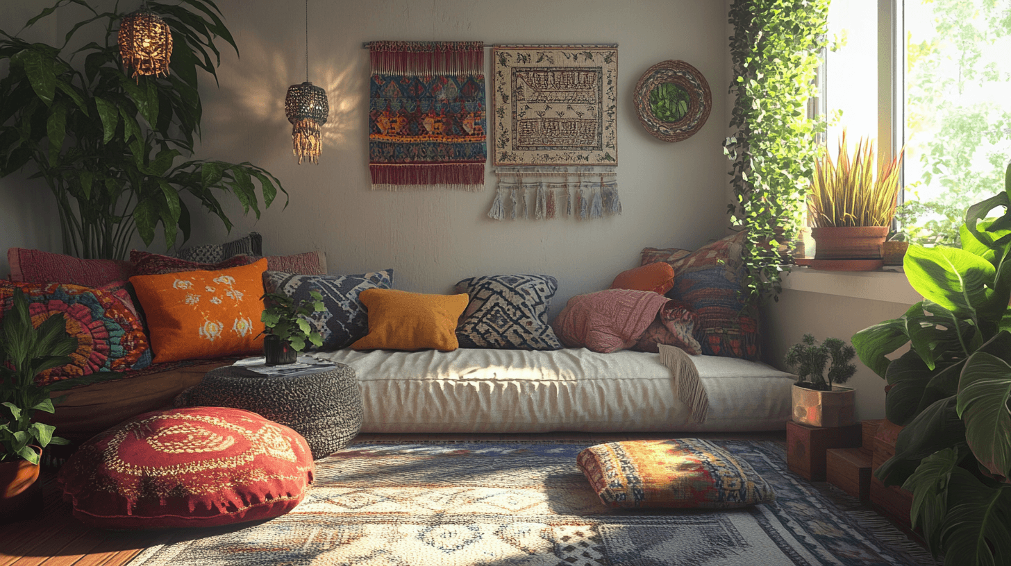 Living room in Boho style: Relaxed and creative