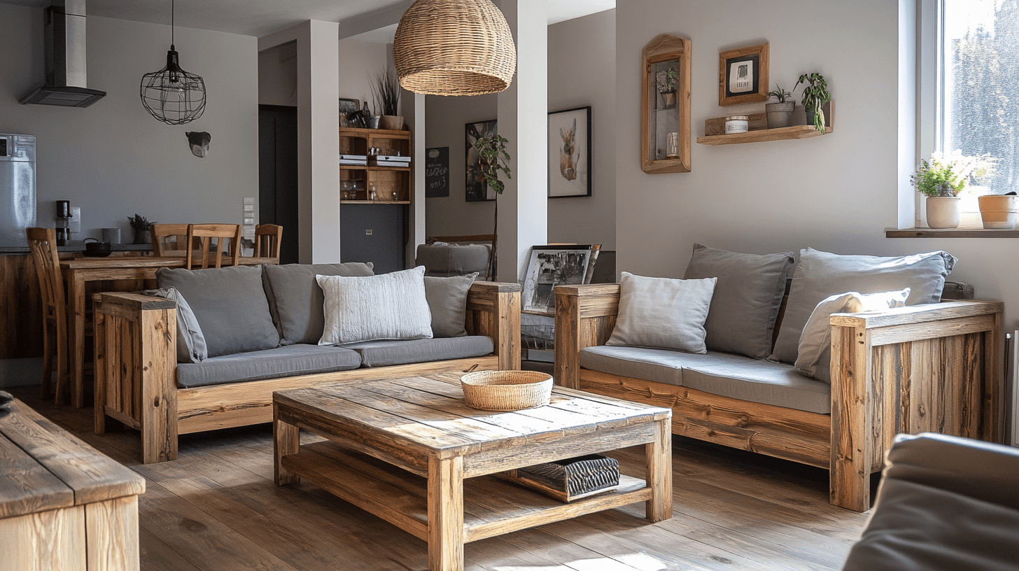 Stylish furnishing ideas with wooden furniture