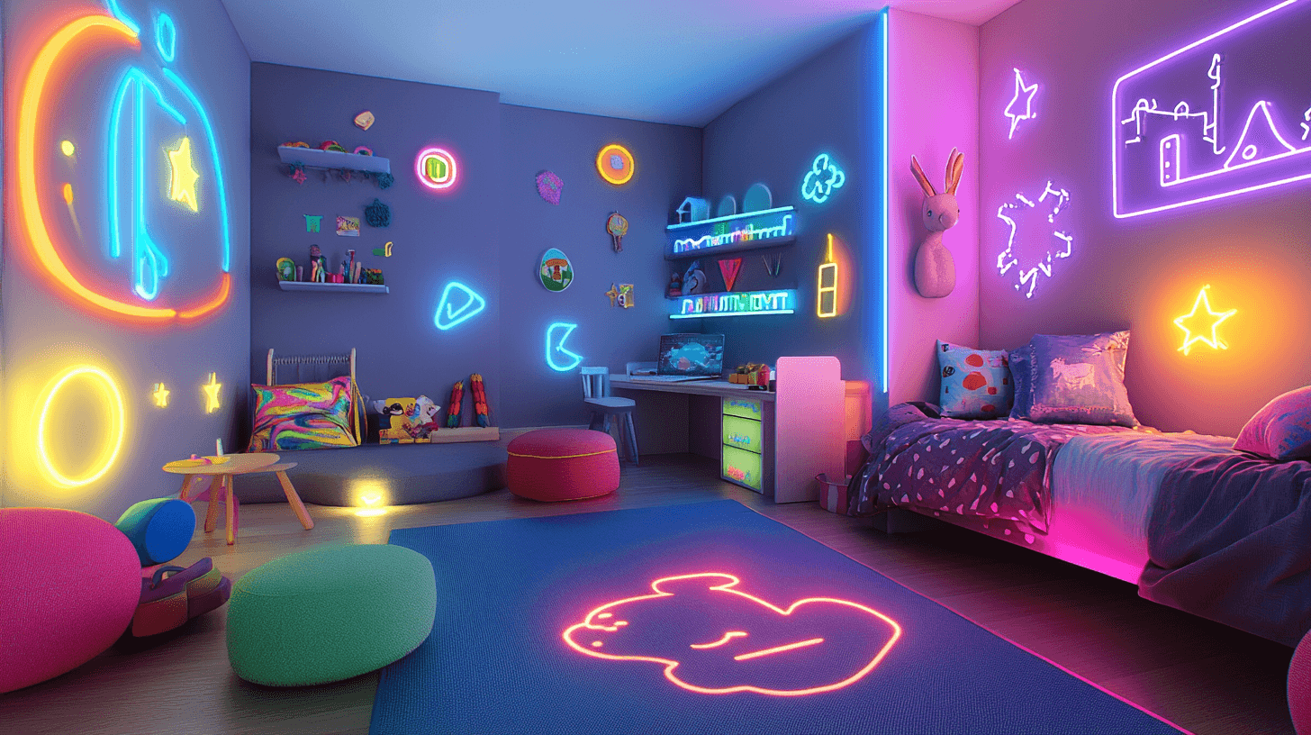 Decoration ideas with neon colors: Boost creativity
