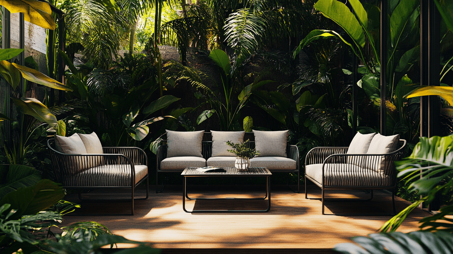Garden and patio furniture made of metal: Robust and durable