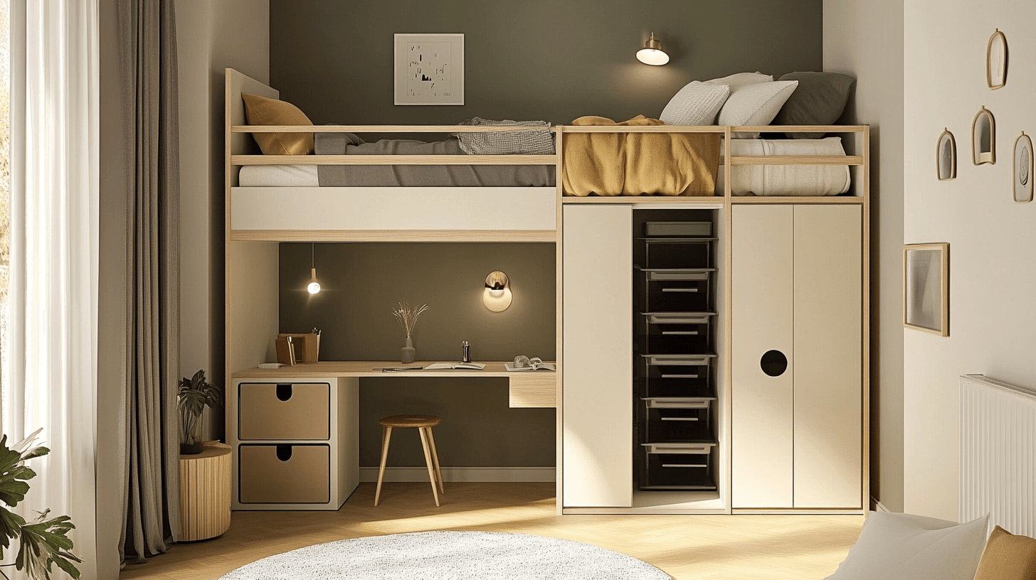 Space-saving furniture for small bedrooms