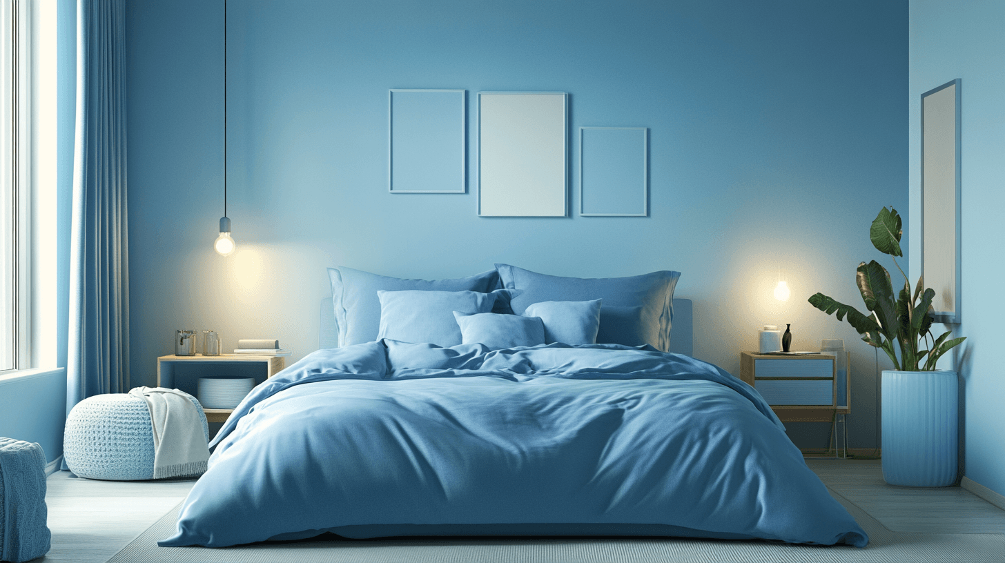 Blue Bedrooms: Peace and Relaxation through Cool Tones