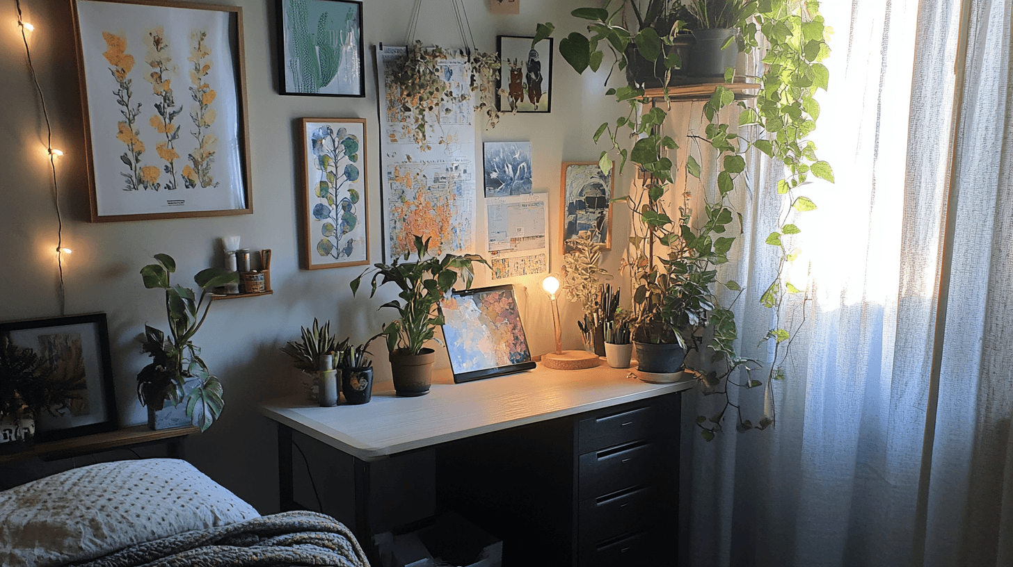 Decoration tips for a harmonious office corner